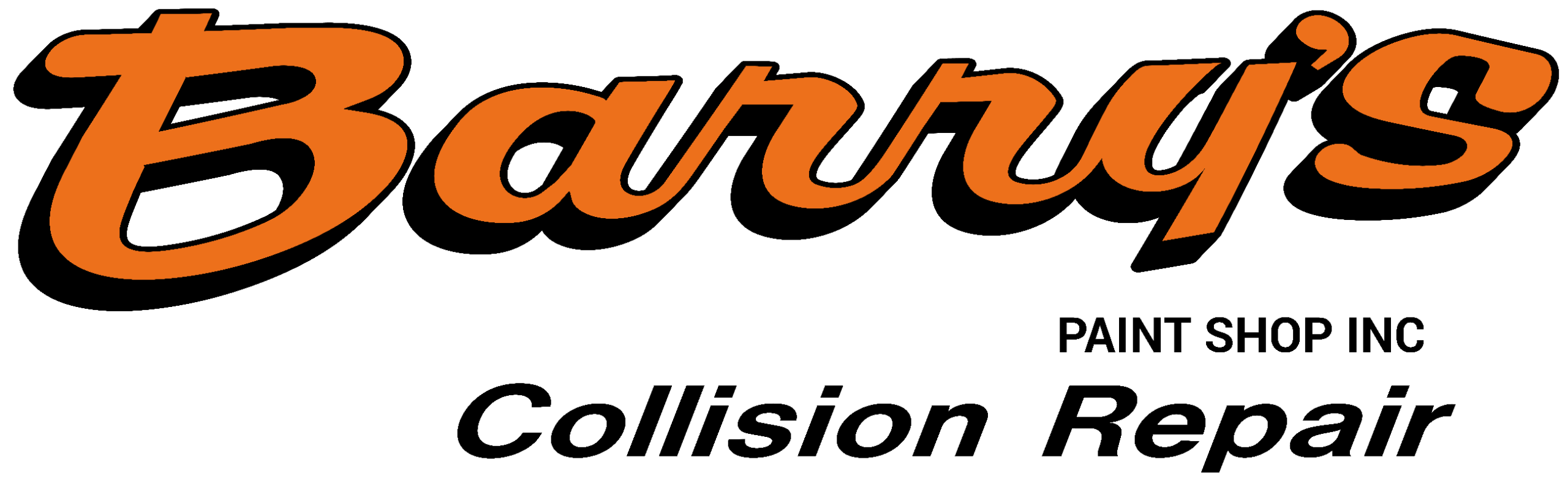 Barry's Paint Shop logo for job application