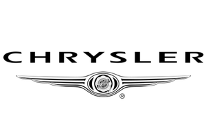 Chrysler logo and emblem, recognized repair shop.